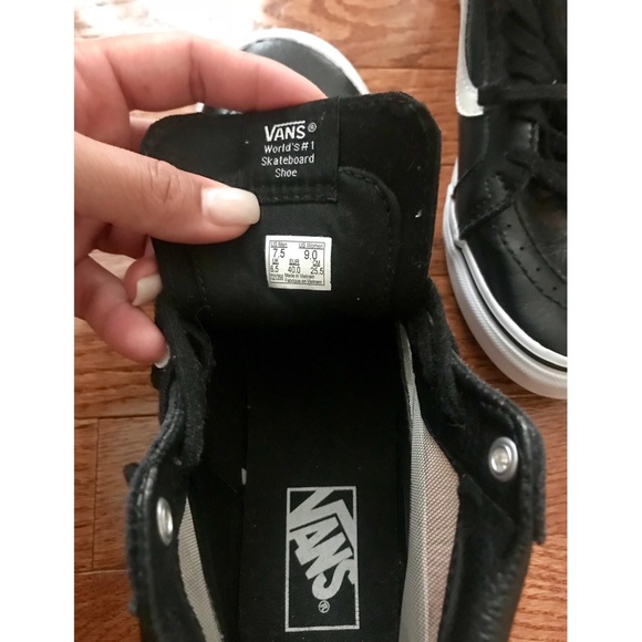 **SOLD** VANS SK8 Hi Slim Cutout Mesh Black & White - Picture 5 of 5